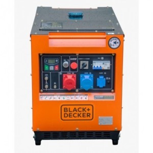 Дизельный генератор Black &amp; Decker BXGND7900E, 7,9 кВА, 12 л
