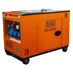 Дизель-генератор Black &amp; Decker BXGND6300E, 6,3 кВт, 12 л