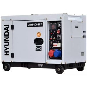 Дизельный генератор трех/однофазный  HYUNDAI DHY 8600SE/T, 7,9 кВА