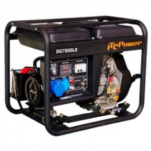 Дизельний мотогенератор ITC Power DG 7800LE, 13 л.с., 6,3 кВт